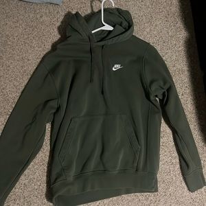 Green mens nike hoodie